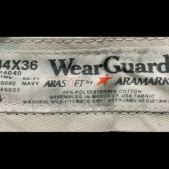 WearGuard ARASOFT BY ARAMARK Work Pants Unisex Size 44 X 36 - Picture 8 of 8